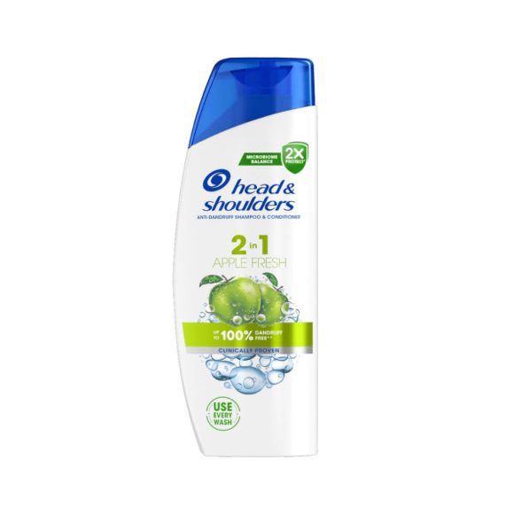 Head & Shoulders Apple Fresh 2az1-ben korpásodás elleni sampon (330 ml)