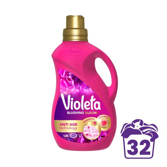 Violeta Blushing Bloom mosógél károsodott ruhákhoz, 1800 ml (32 mosás)