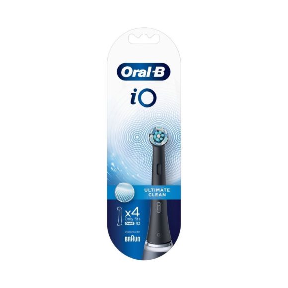 Oral-B iO Ultimate Clean Black 4 db pótfej