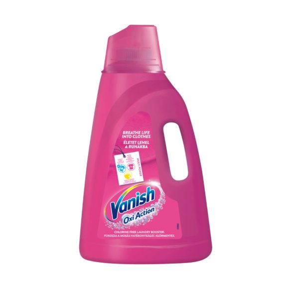 Vanish Oxi Action folyékony folteltávolító, pink (3 liter)