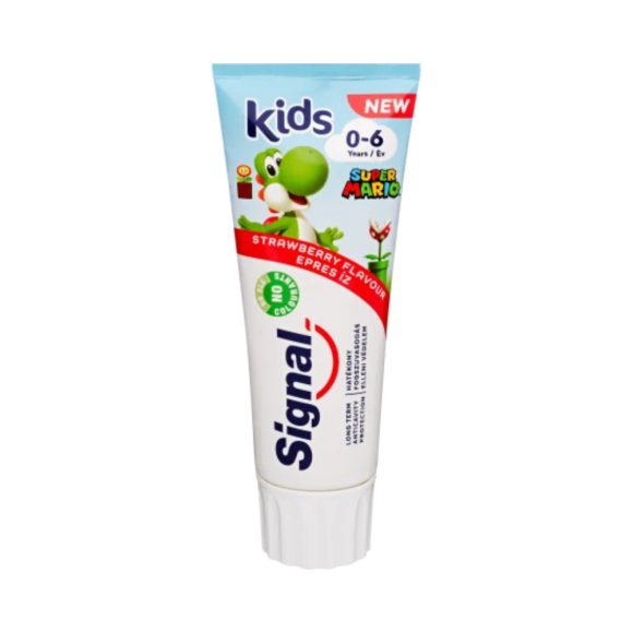 Signal Kids gyermekfogkrém, eper ízű 0-6 év (75 ml)