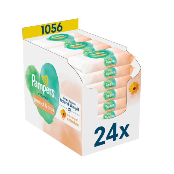 Pampers Harmonie Protect & Care nedves törlőkendő (24x44 db)