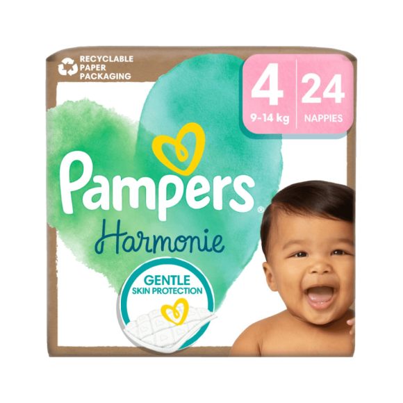 Pampers Harmonie pelenka 4, 9-14 kg, 24 db