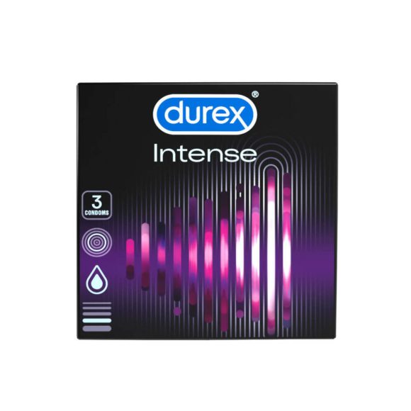 Durex Intense bordázott és pontozott óvszer (3 db) 