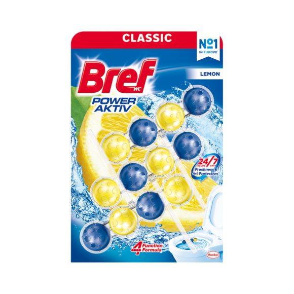 Bref Power Aktiv Lemon toalett frissítő (3x50 g)