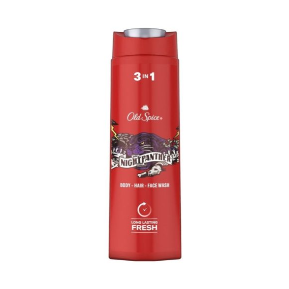 Old Spice Night Panther tusfürdő és sampon férfiaknak 3in1 400 ml