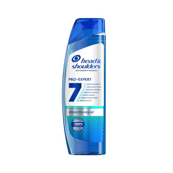 Head & Shoulders Pro-Expert 7 korpásodás elleni sampon rendkívül viszkető fejbőrre (250 ml)