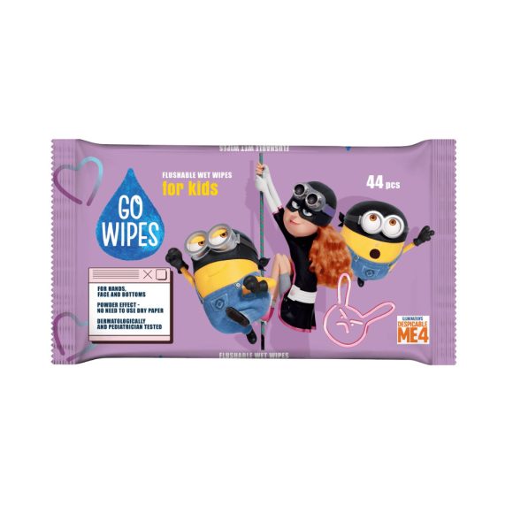 GoWipes Minions nedves törlőkendő (44 db)