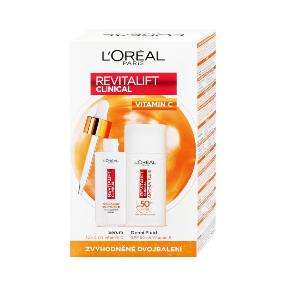 L'Oréal Revitalift Vit C Serum + Uv Fluid Duopack