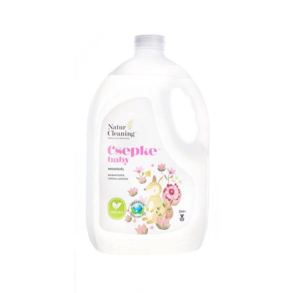 Csepke Baby Mosógél babapúder illattal 3 hónapos kortól (4 liter)