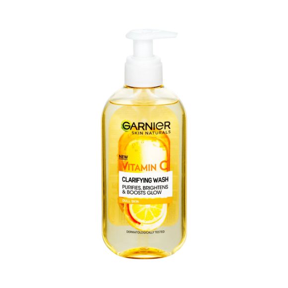 Garnier Skin Naturals ragyogást adó arctisztító gél C-vitaminszármazékkal (200 ml)