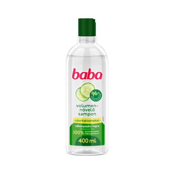 Baba sampon, uborkakivonattal vékonyszálú hajra (400 ml)