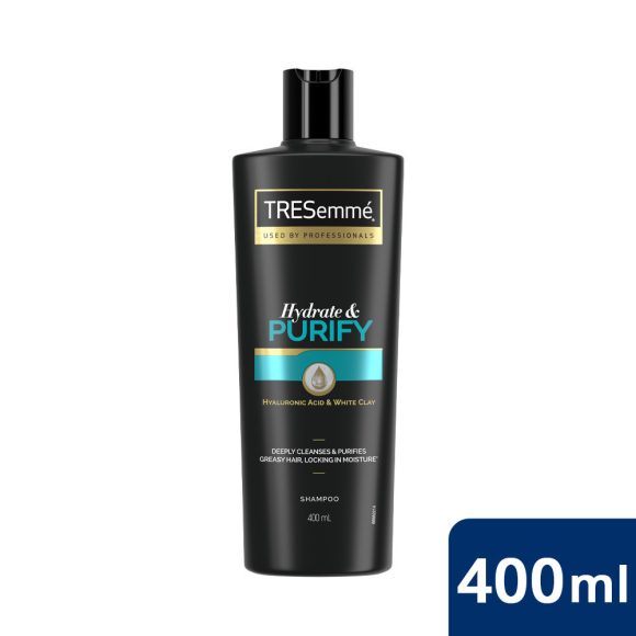 TRESemmé Hydrate & Purify sampon zsírosodó hajra hialuron savval (400 ml) 