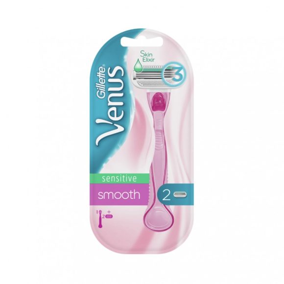 Gillette Venus Smooth Sensitive eldobható női borotva + 2db betét