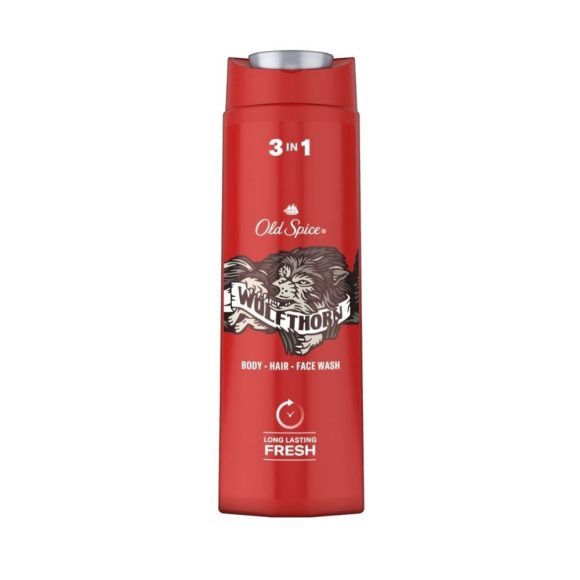 Old Spice WolfThorn tusfürdő és sampon férfiaknak 3in1 400 ml