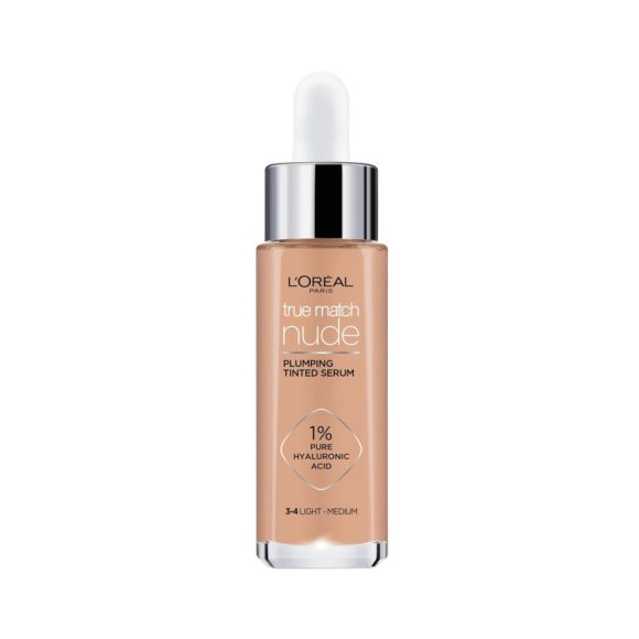 L'Oréal Paris True Match Tinted Serum színezett szérum 3-4 Light Medium (30 ml)