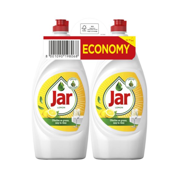 Jar mosogatószer citrom illattal (2x900 ml)